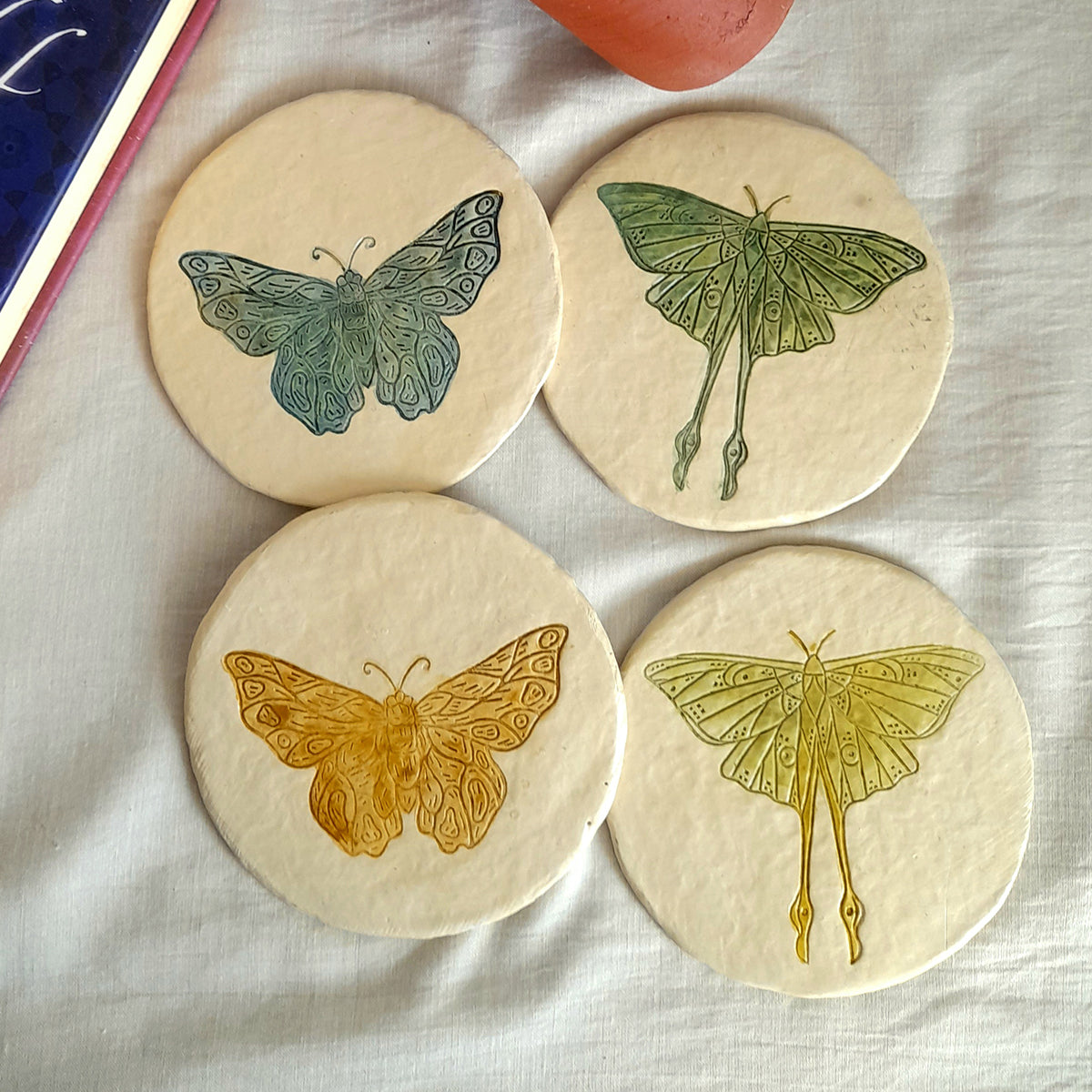 Moth Coasters