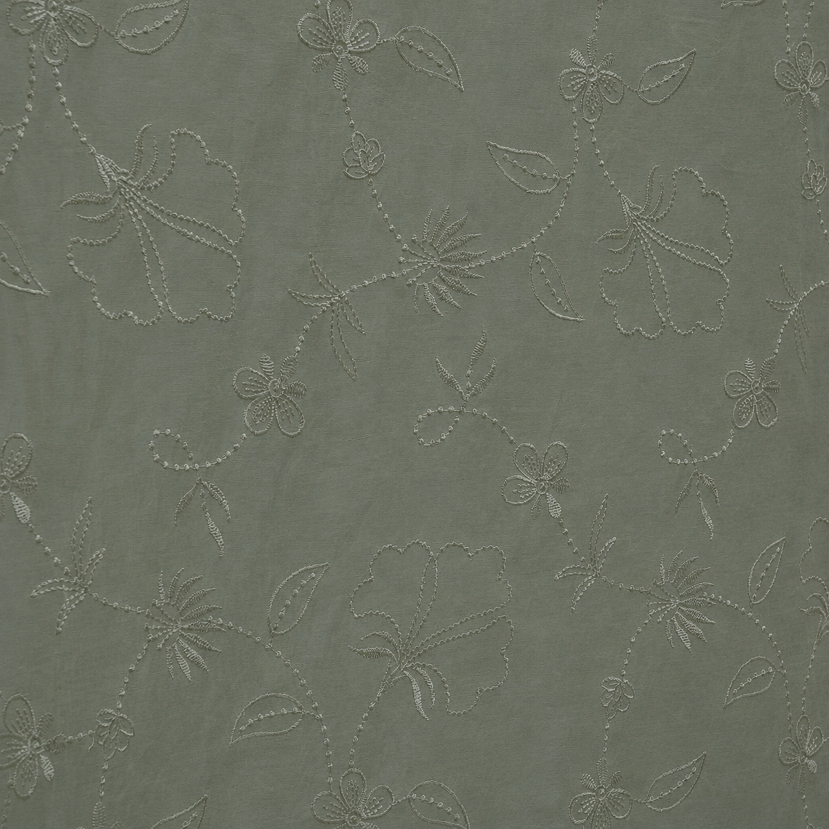 Wildflower Dupatta - Sage Green