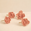 Petal Napkin Ring (Set of 4) - Pink