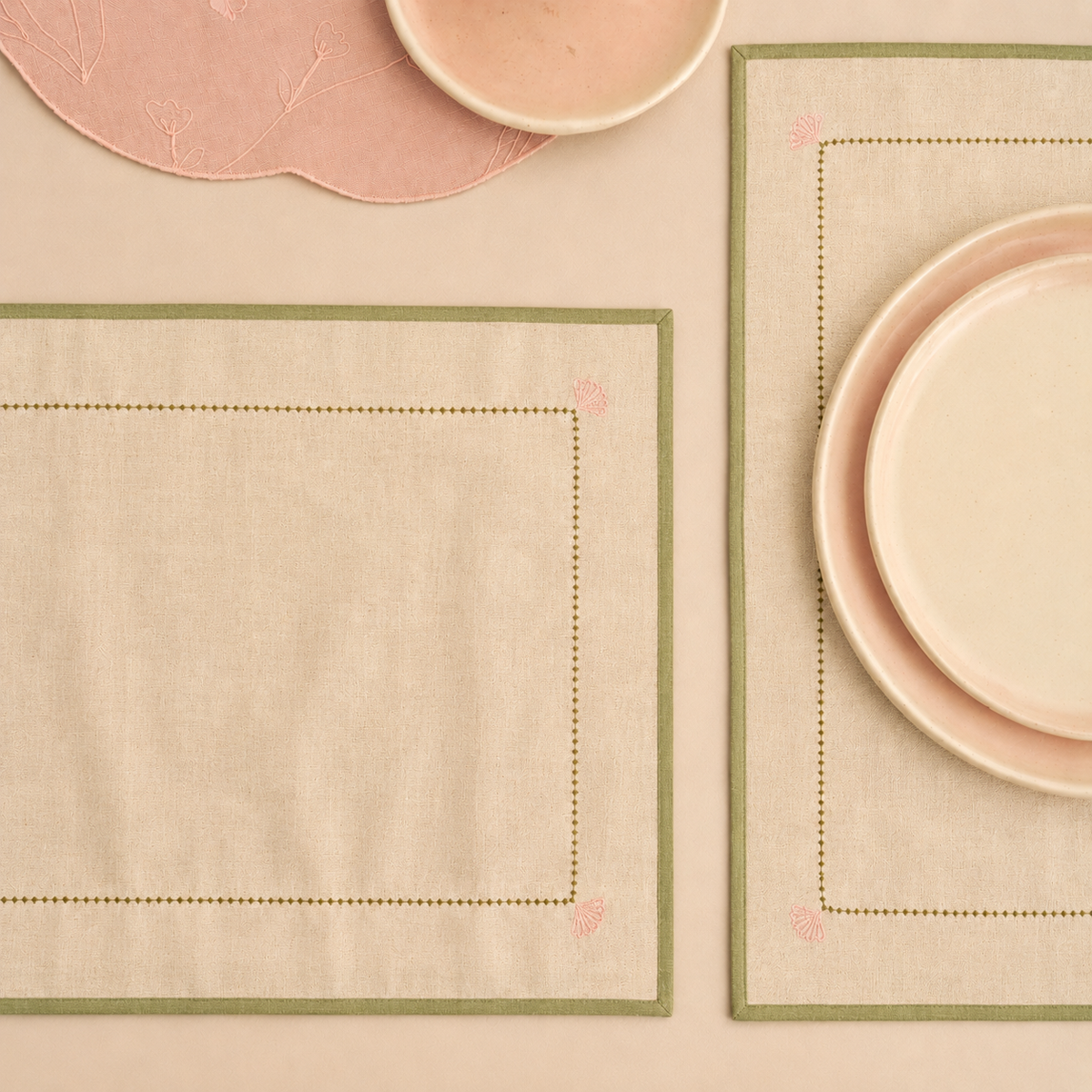 Dew Placemat (Set of 2) - Natural