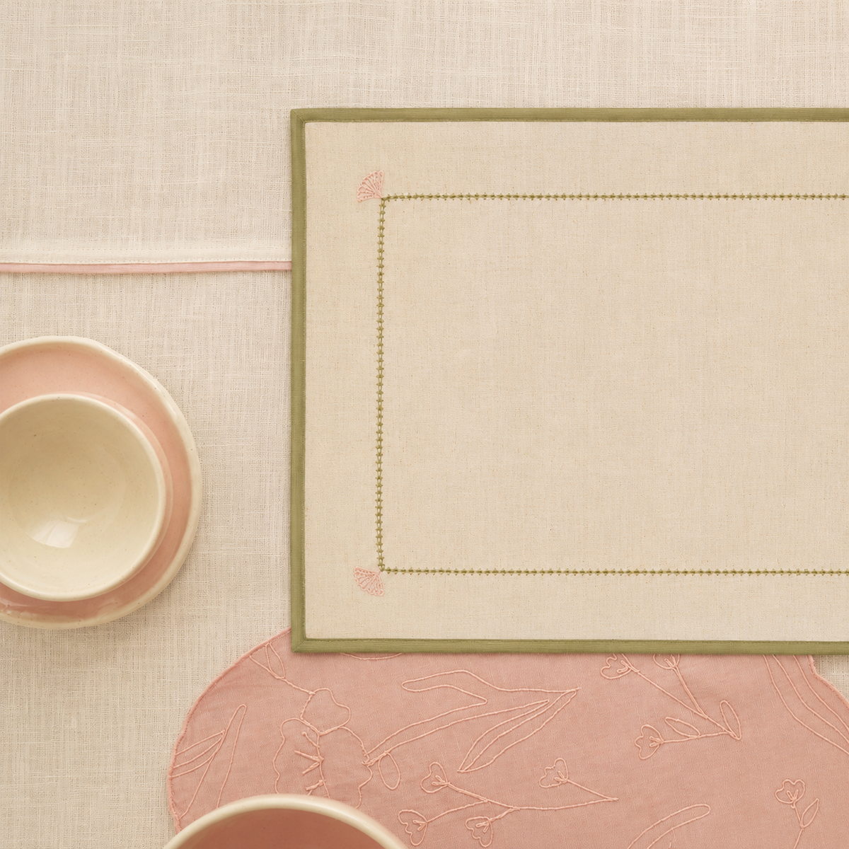 Dew Placemat (Set of 2) - Natural