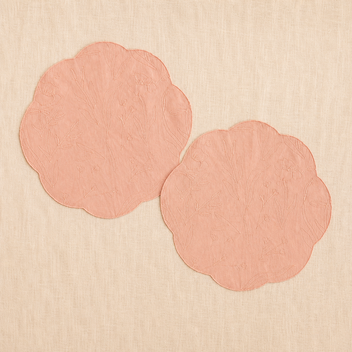 Meadow Placemat (Set of 2) - Pink