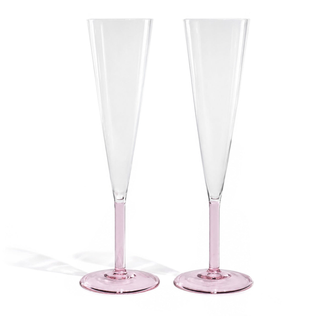Gleam Champagne Flute (Set of 2) - Pink