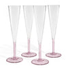Gleam Champagne Flute (Set of 4) - Pink