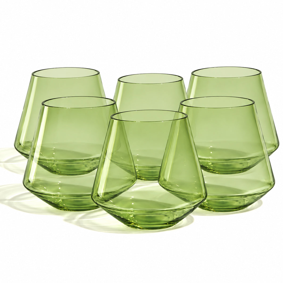 Meadow Tumbler (Set of 6) - Green