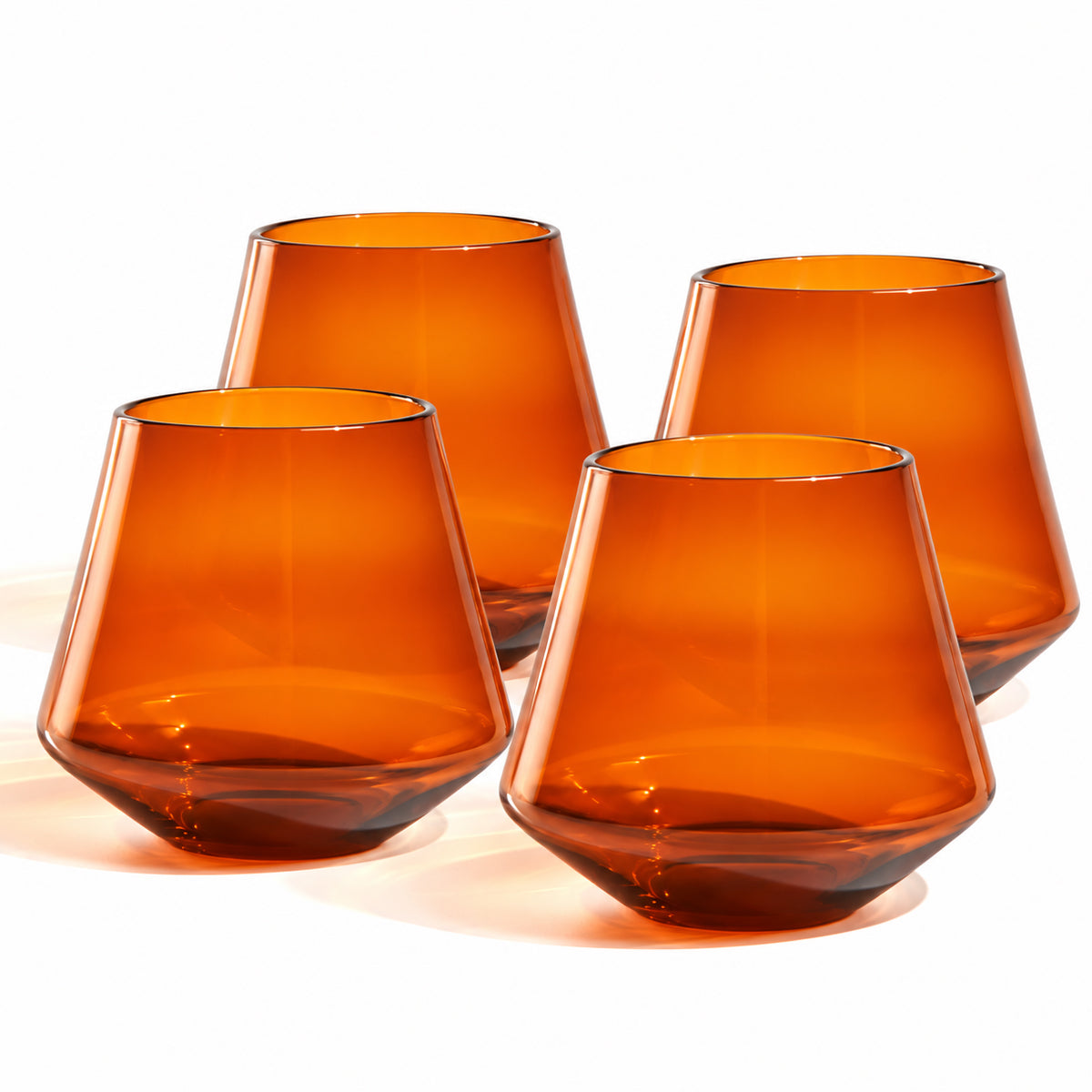 Meadow Tumbler (Set of 4) - Amber