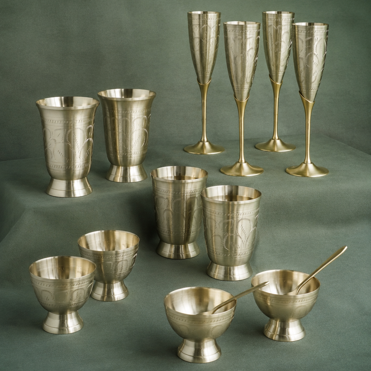 Arch Brass Flute | Set of 2