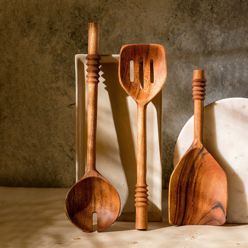 Wood Cutlery Set | Set of 5