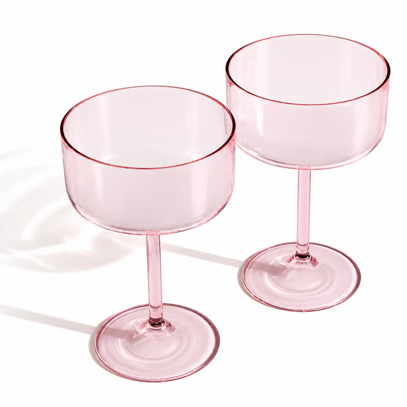 Terrain Glass (Set of 2) - Pink