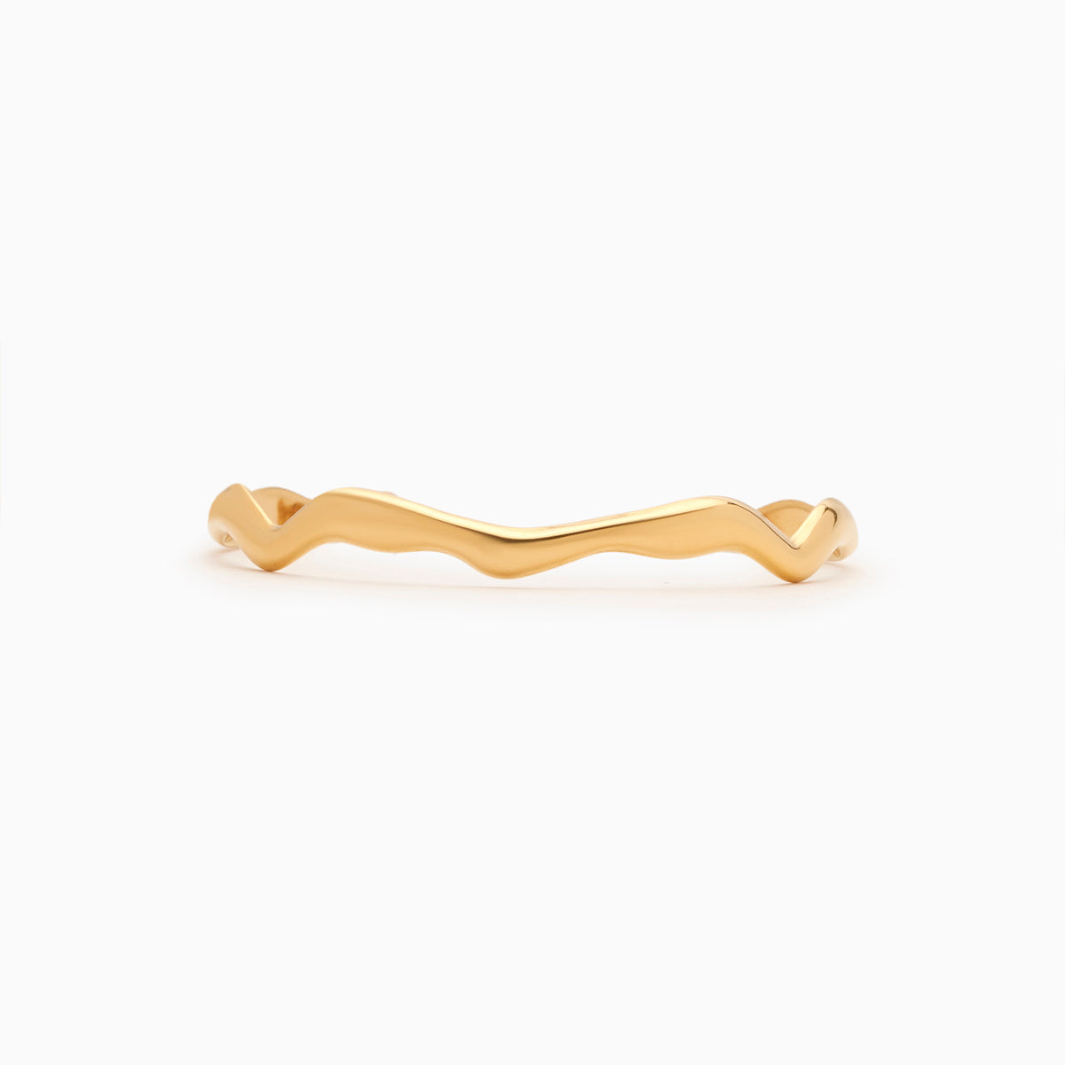 18KT Gold Plated Jazz Gold Cuff Bracelet
