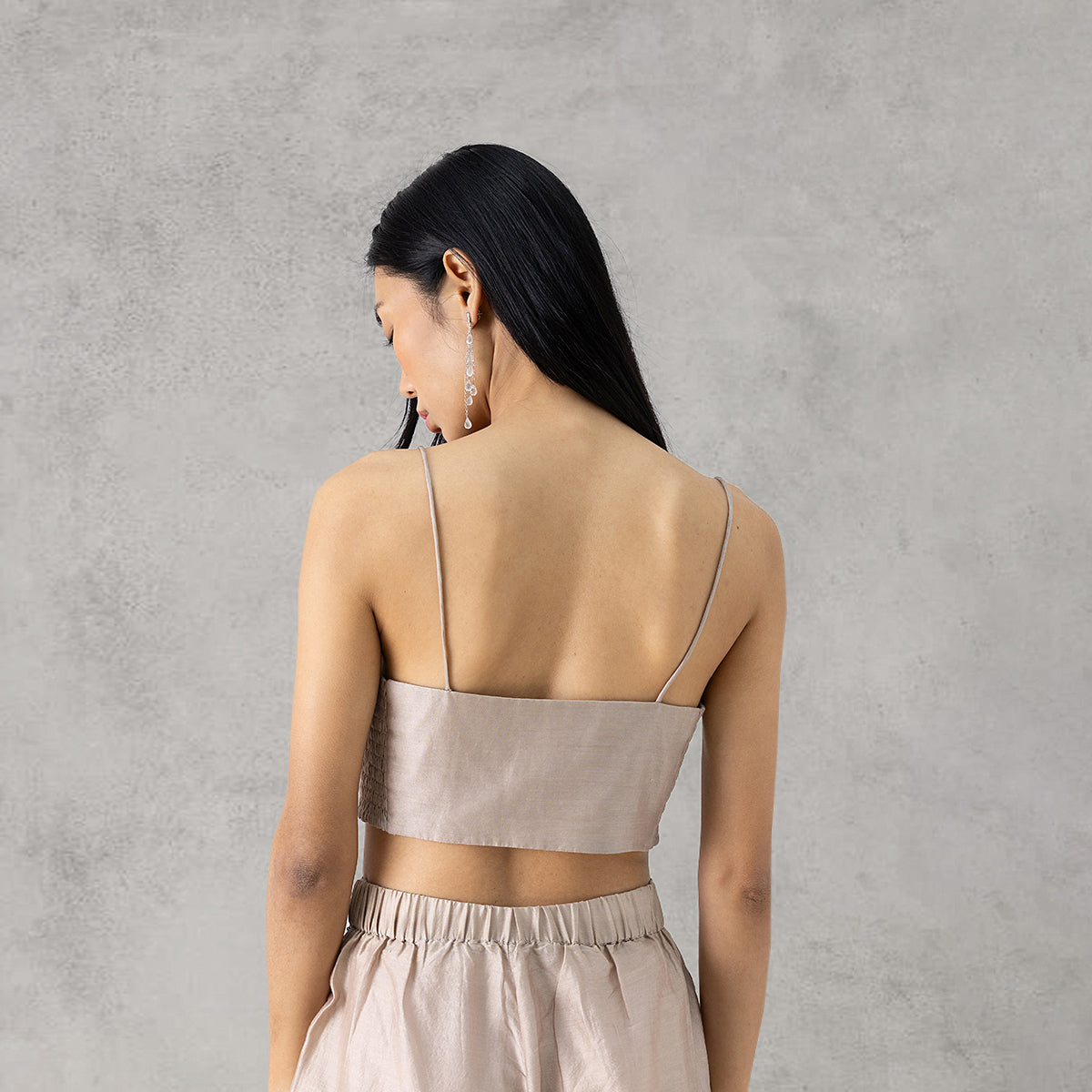 Muse Bralette Top - Ash Grey