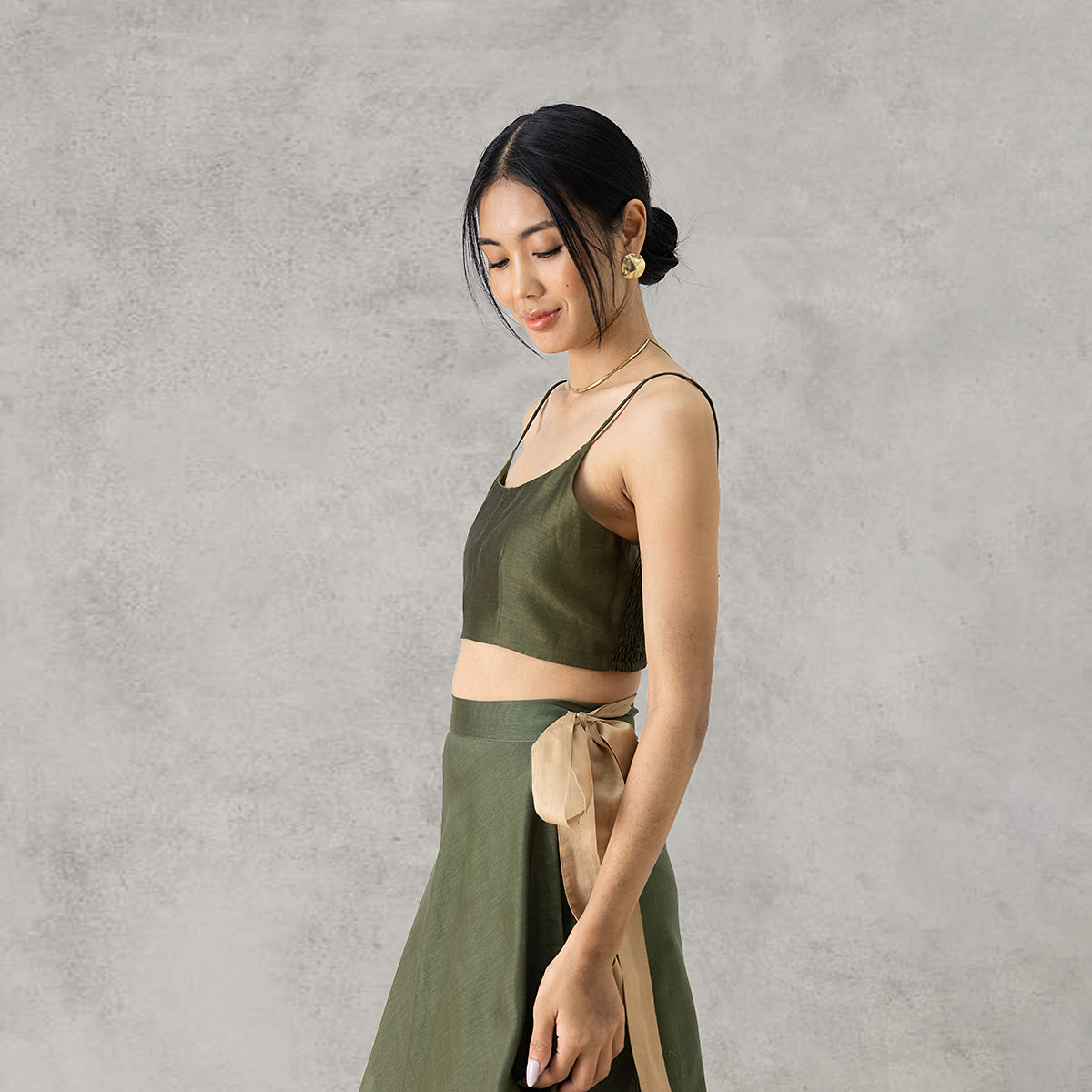 Muse Bralette Top - Green