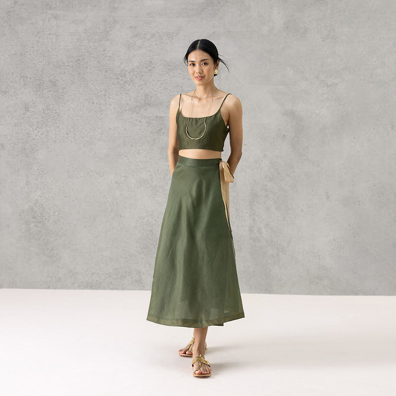 Muse Bralette Top - Green