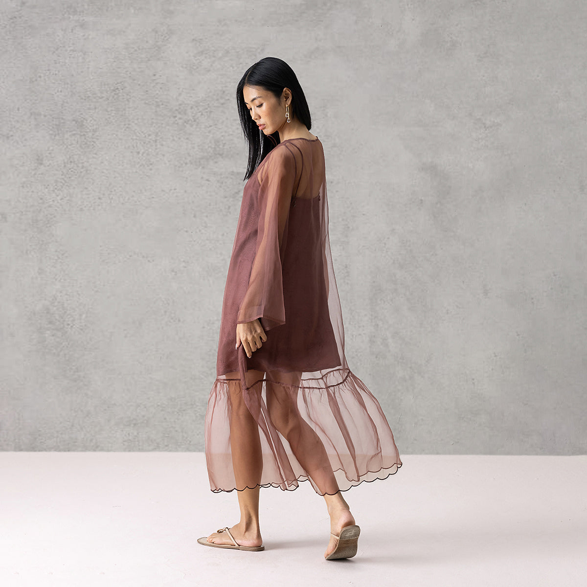 Drift Dress With Slip (Set of 2) - Mauve
