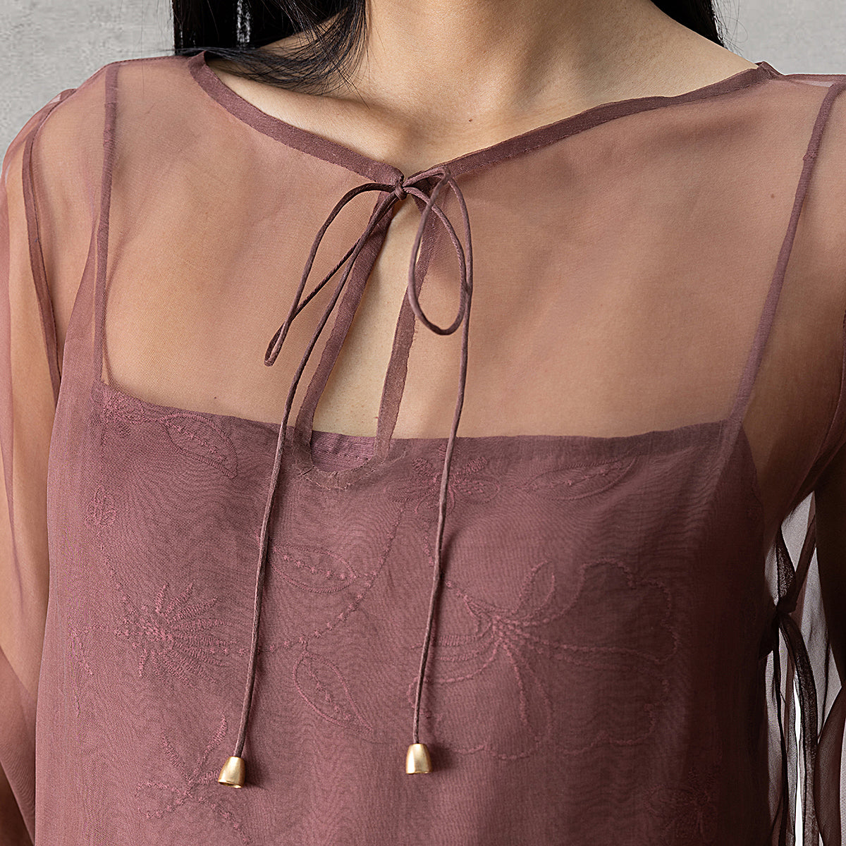 Drift Dress With Slip (Set of 2) - Mauve