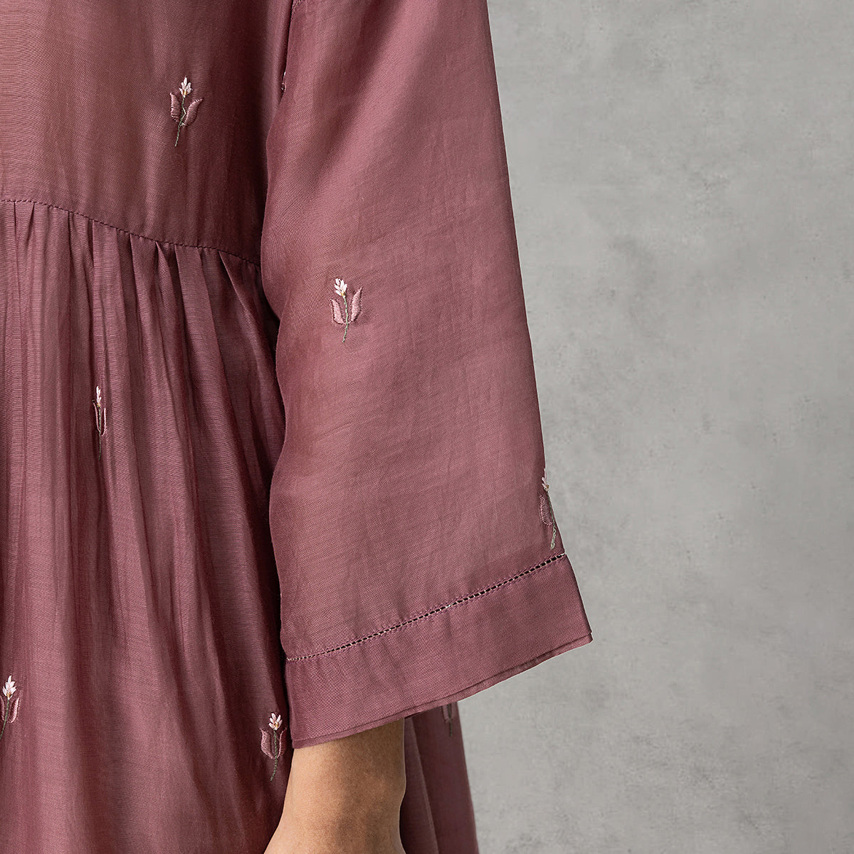 Dusk Kurta - Mauve