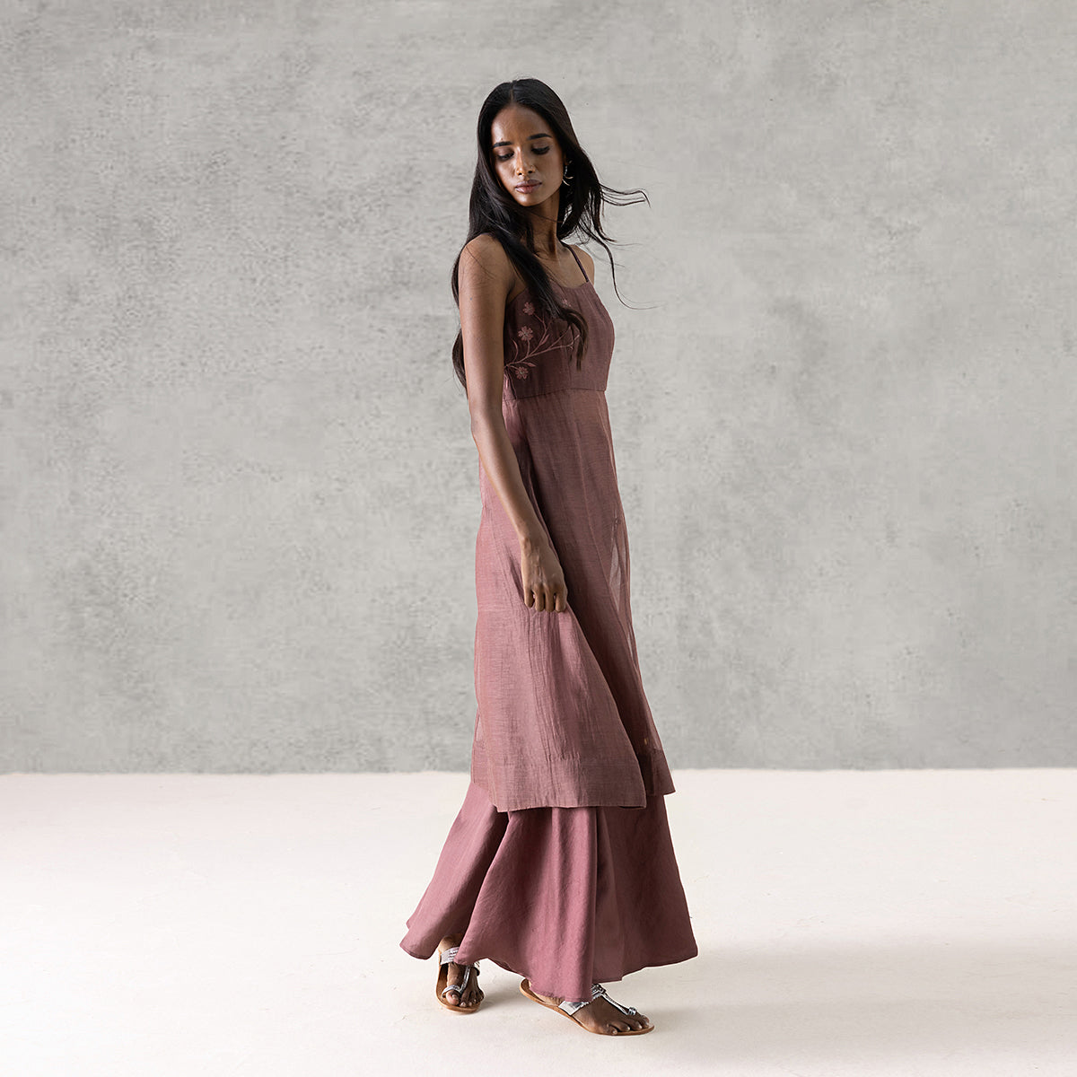 Peony Kurta - Mauve