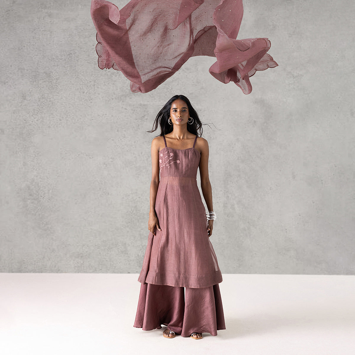 Peony Kurta - Mauve