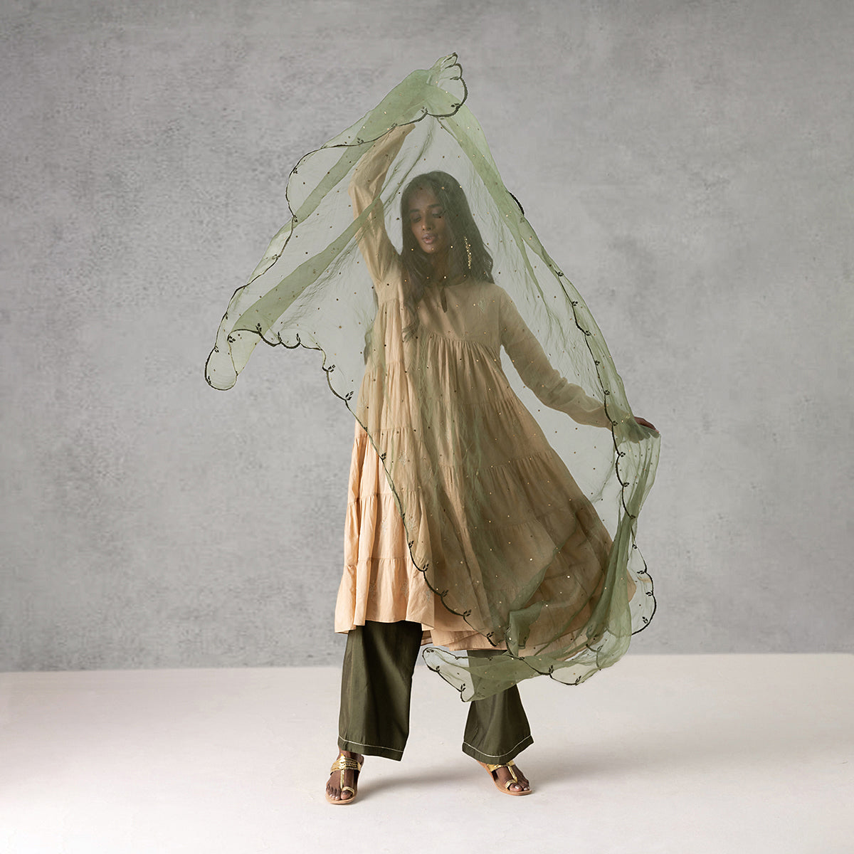 Willow Kurta - Dull Yellow