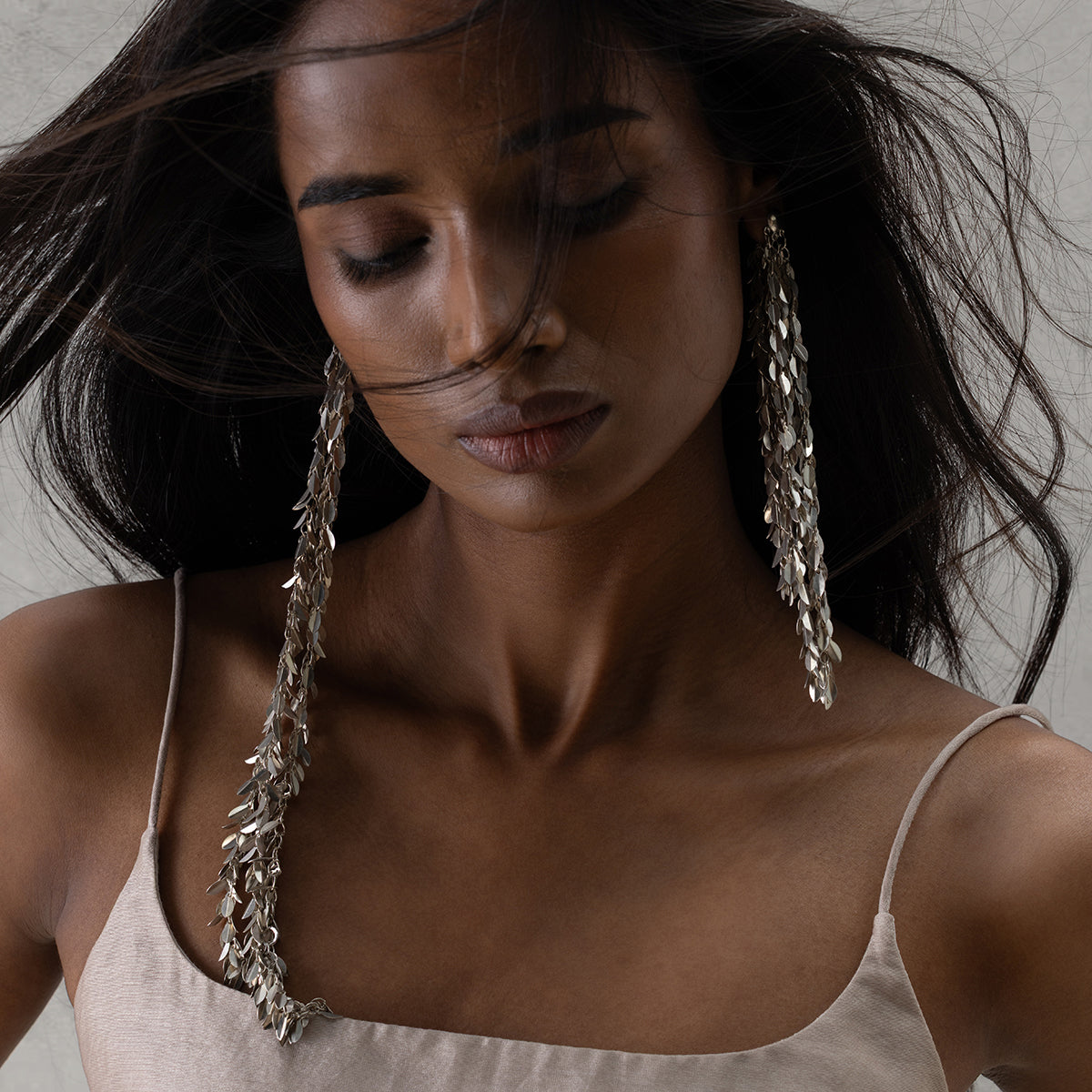 Raindrop Earring - Antique Silver