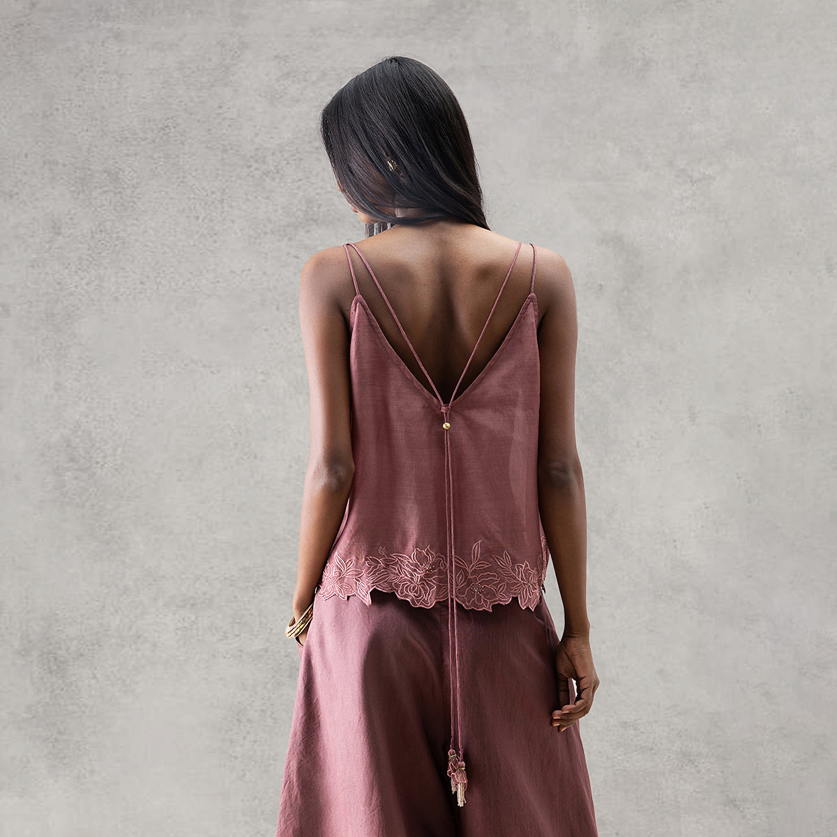 Ivy Cami Top - Mauve