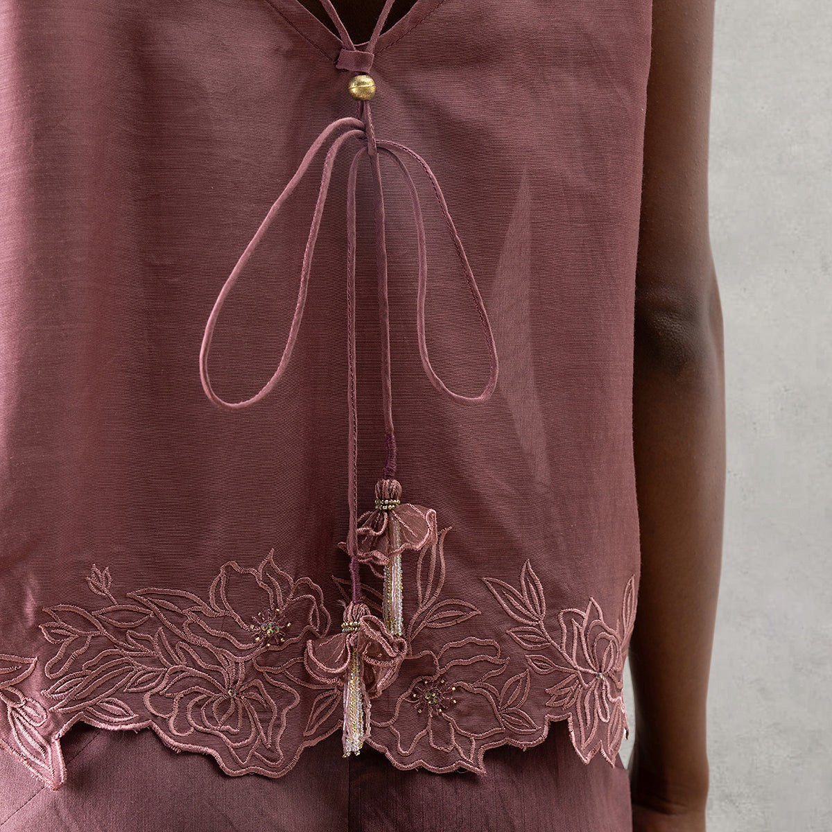 Ivy Cami Top - Mauve
