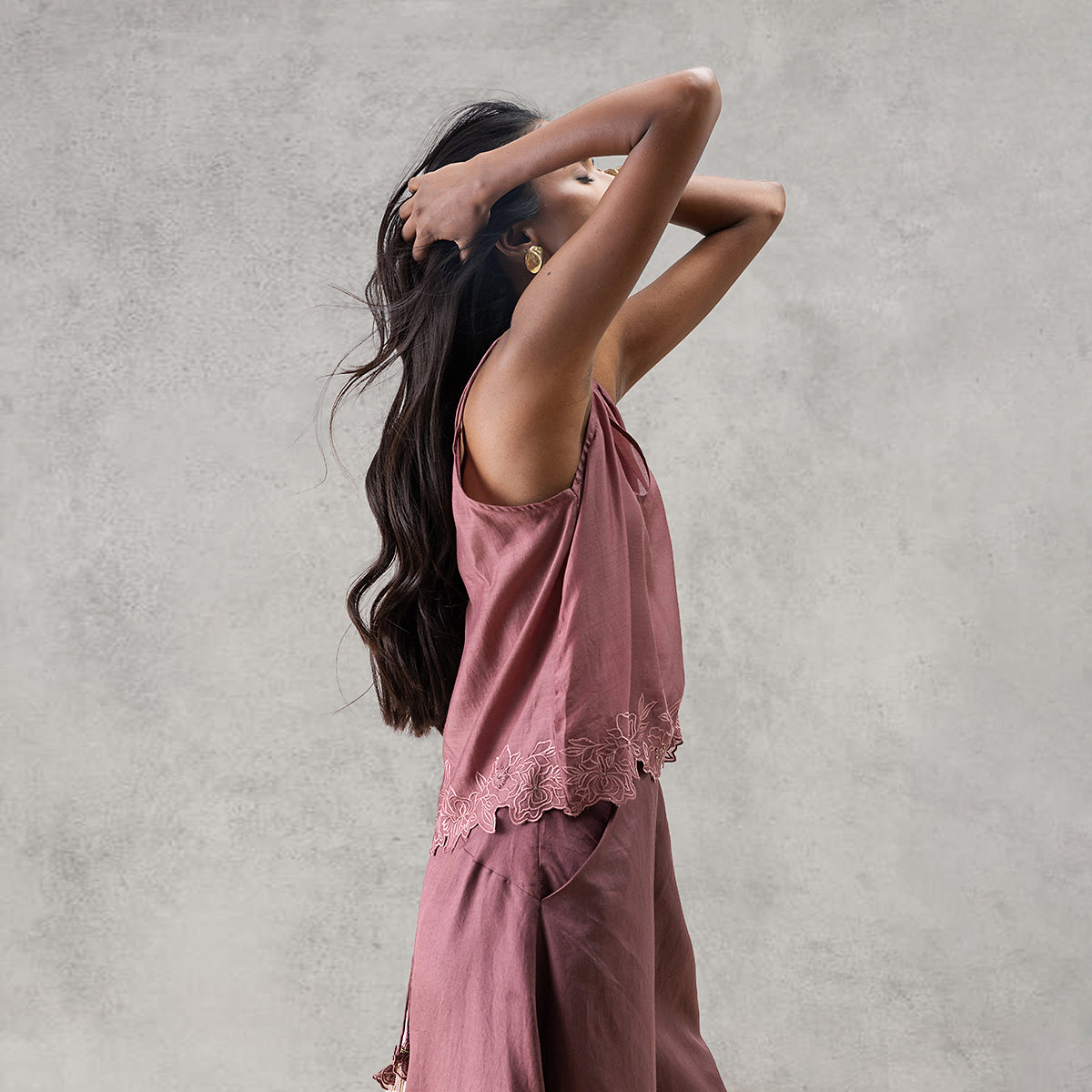 Ivy Cami Top - Mauve