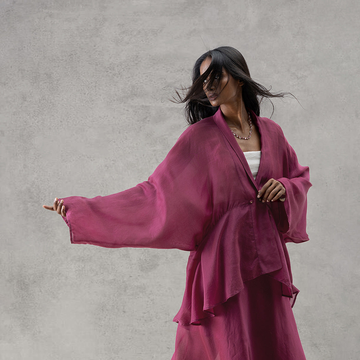 Drizzle Overlay - Dark Pink