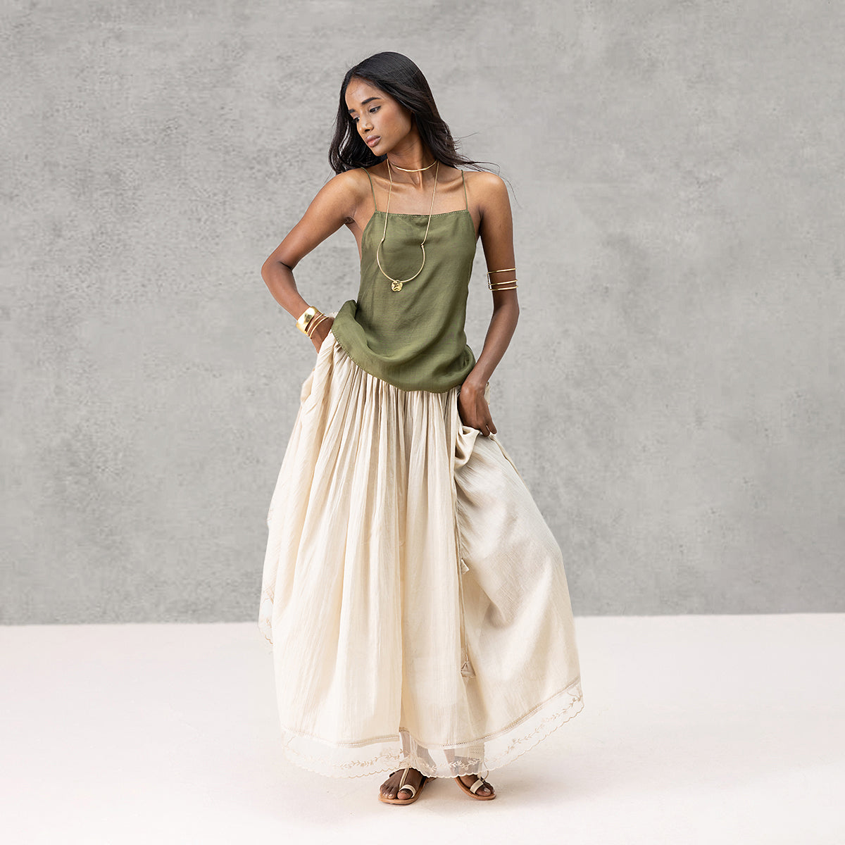 Floret Top - Green