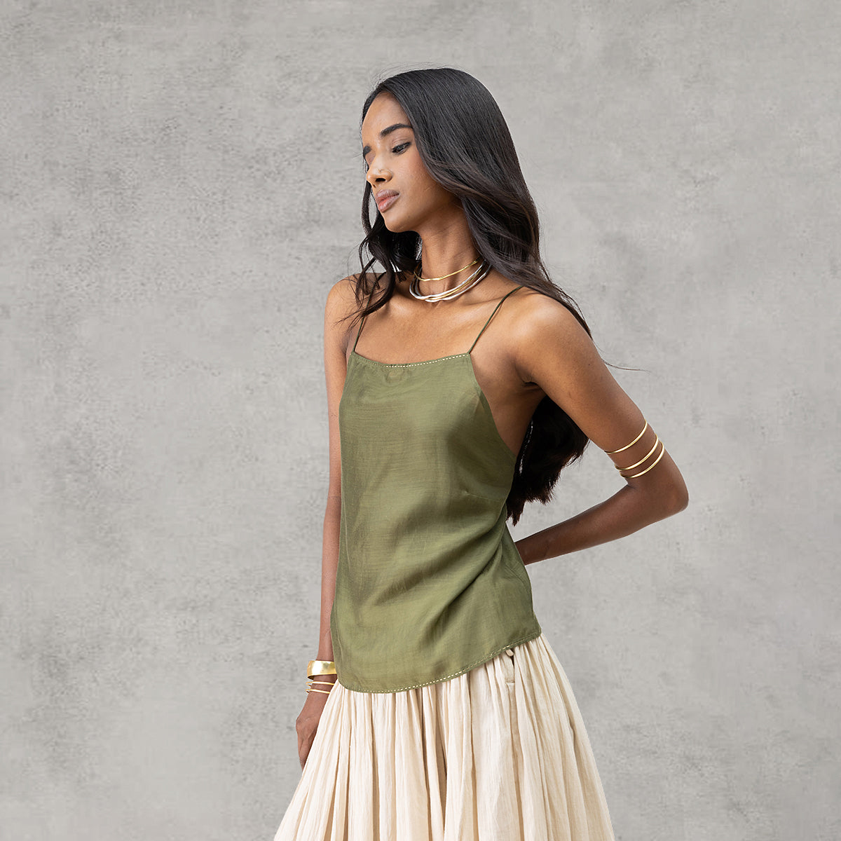 Floret Top - Green