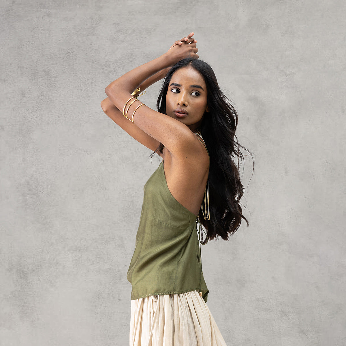 Floret Top - Green