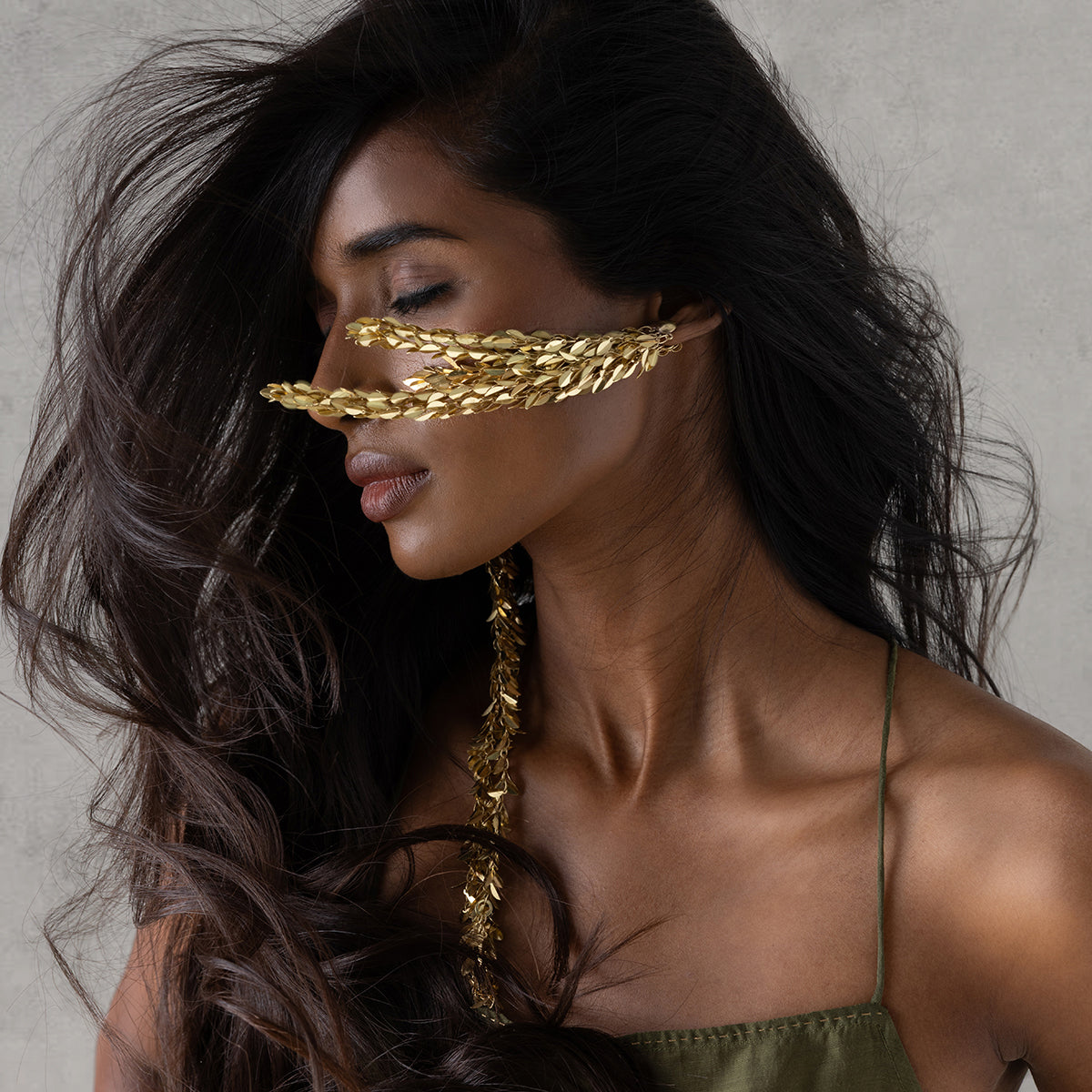 Raindrop Earring - Antique Gold