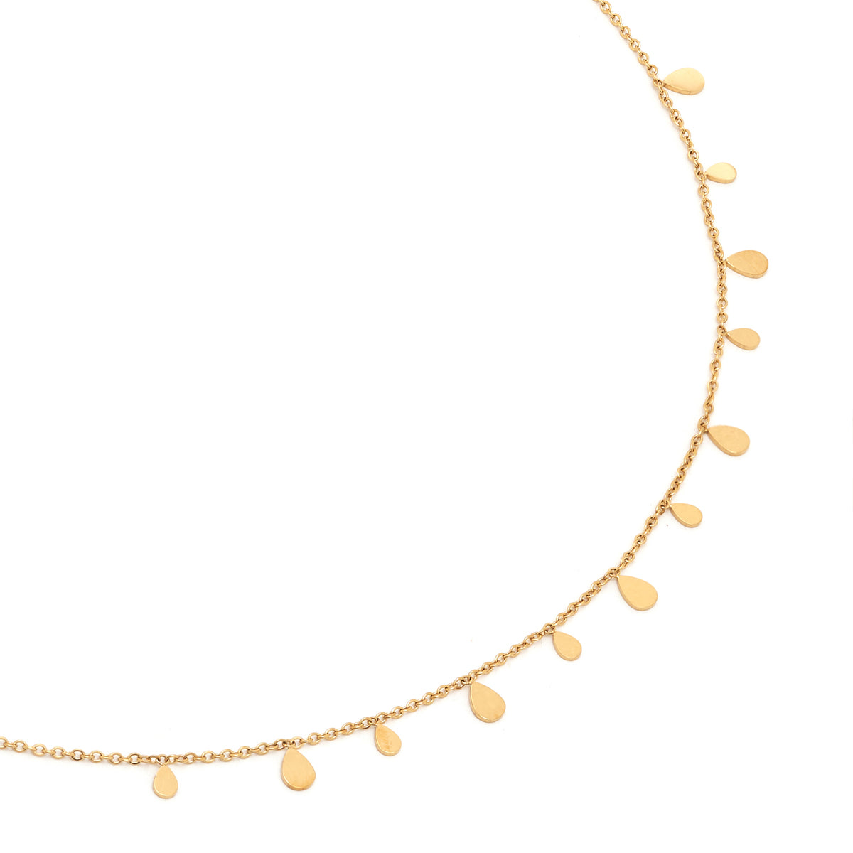 18KT Gold Plated Dewdrop minimal necklace