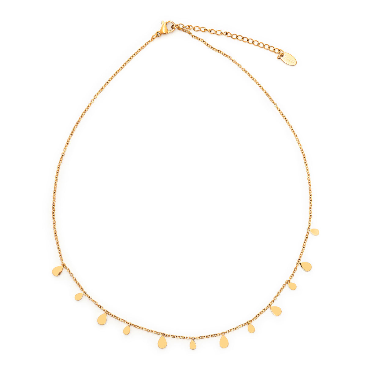 18KT Gold Plated Dewdrop minimal necklace