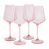 Willow Wine Glass (Set of 4) - Pink