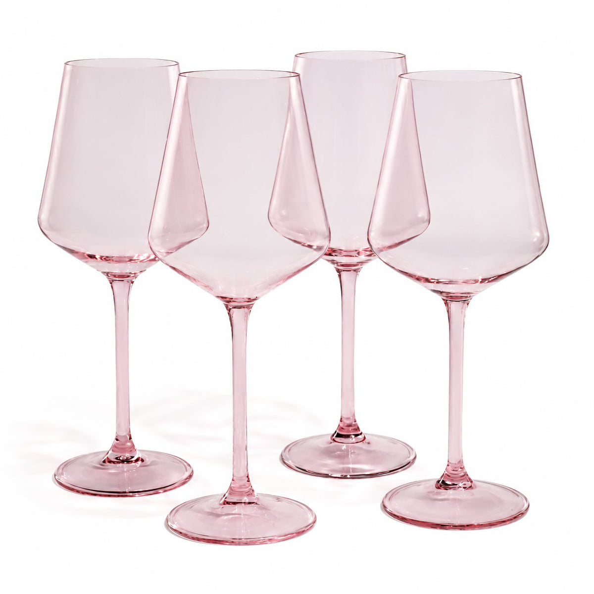 Willow Wine Glass (Set of 4) - Pink