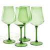Willow Wine Glass (Set of 4) - Green