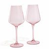 Willow Wine Glass (Set of 2) - Pink