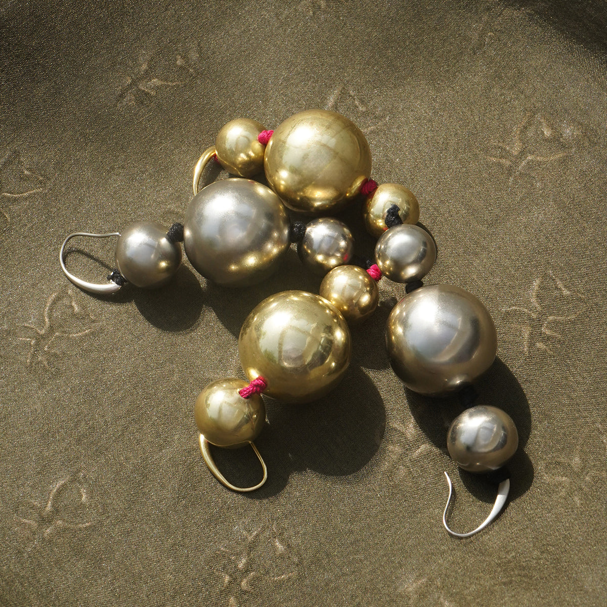 Orbit Earrings - Antique Silver