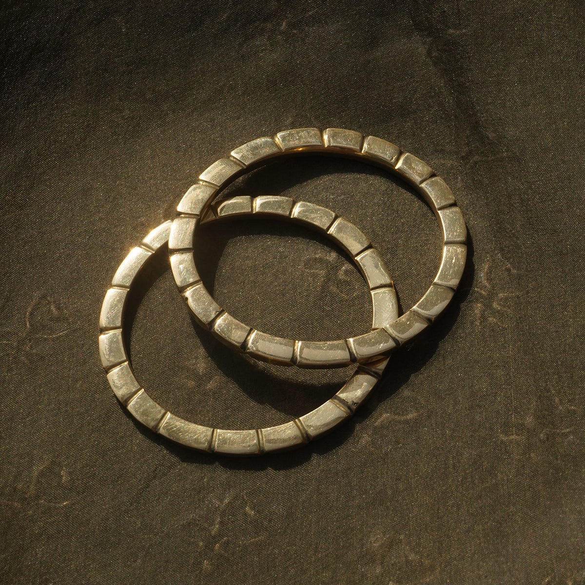 Sunshine Bangles Set of 2 - Antique Gold