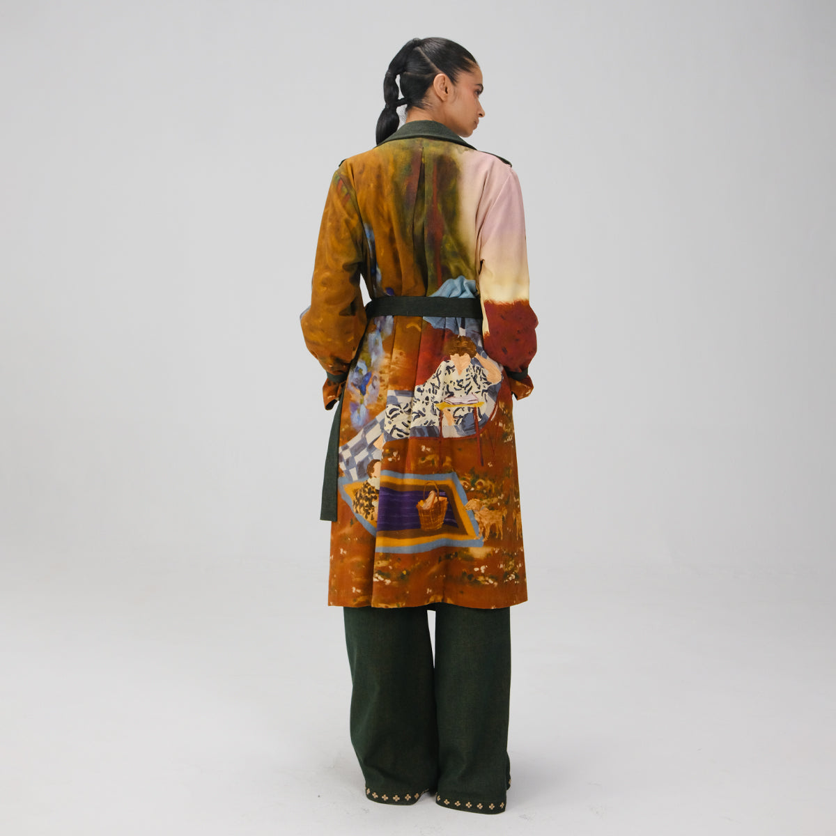 Lakeside Denim Trench Set