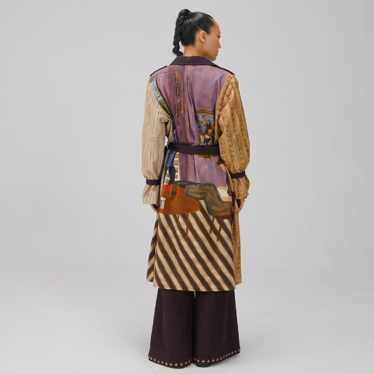 Living Room Denim Trench Set