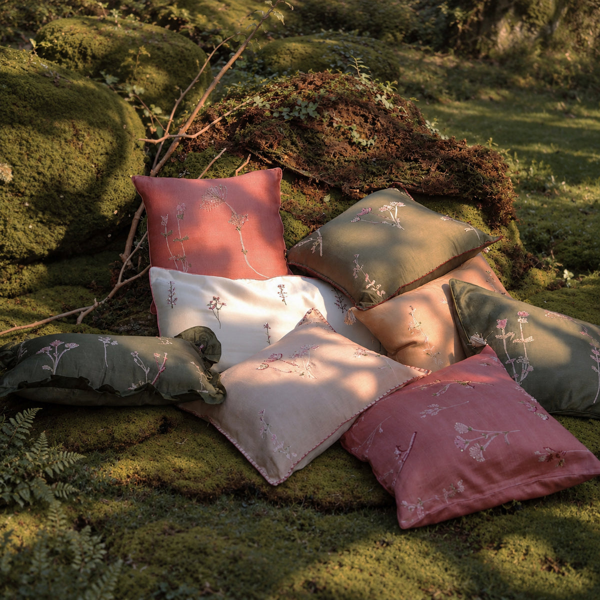 Veil Cushion - Dull Yellow