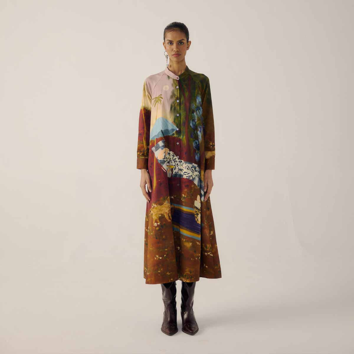 Lakeside A-Line Long Dress