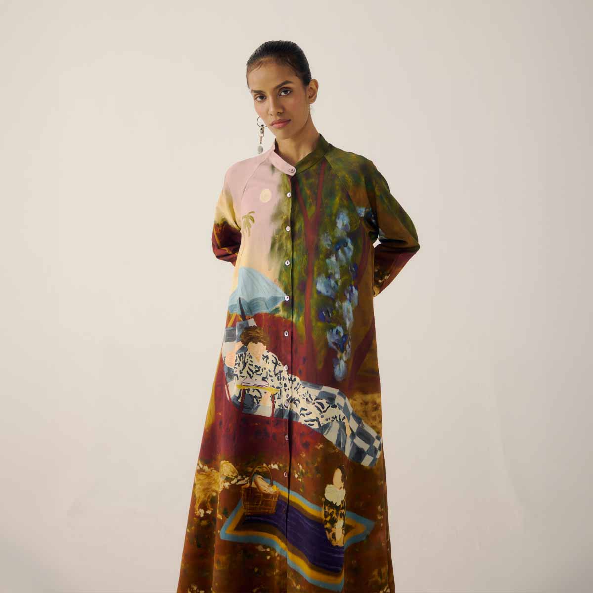 Lakeside A-Line Long Dress