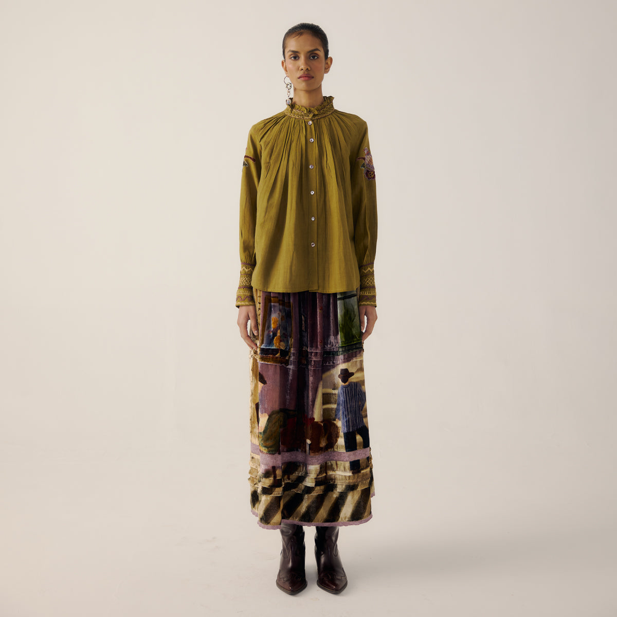 Parrot Emb. Farmer Set