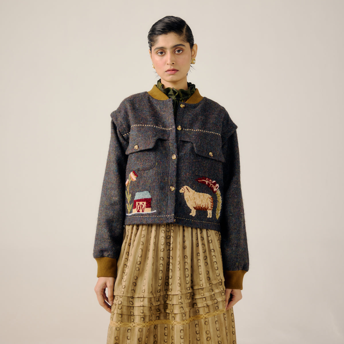 Countrysiyde Emb Bert Jacket