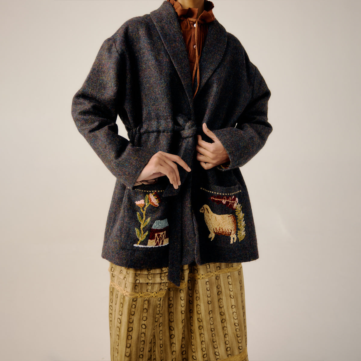 Countrysiyde Emb Artist Blazer