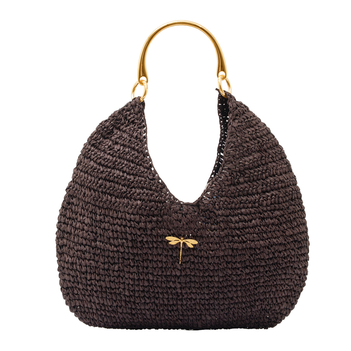 Full bloom raffia tote