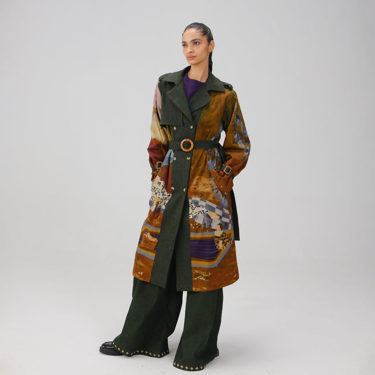 Lakeside Denim Trench